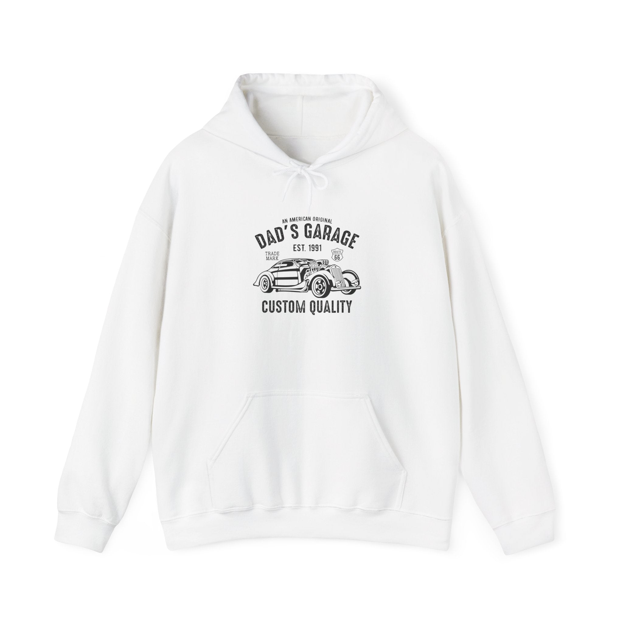 Vintage Dad's Garage Hoodie - Unisex Heavy Blend Sweatshirt